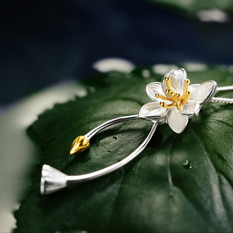 Whispering Lotus - Handmade Pendant | NEW - MetalVoque