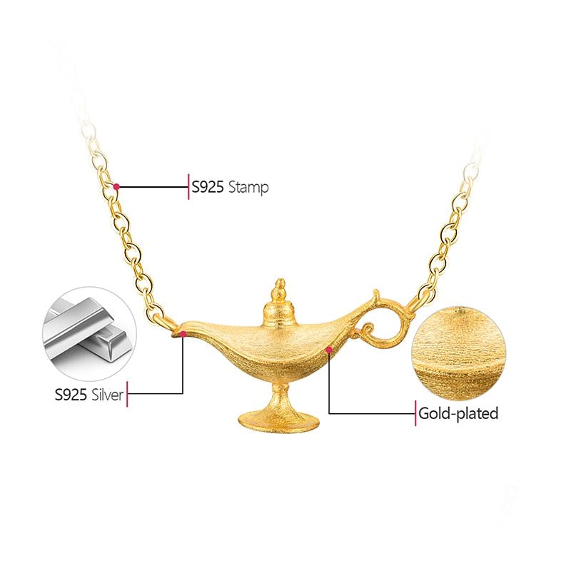 Magic Lamp - Handmade Necklace | NEW - MetalVoque