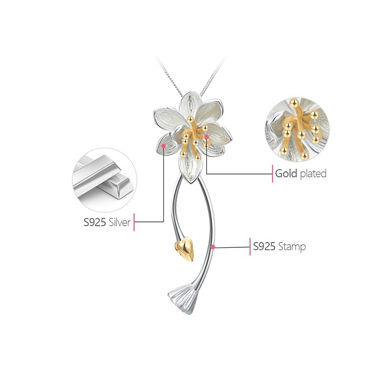 Whispering Lotus - Handmade Pendant | NEW - MetalVoque