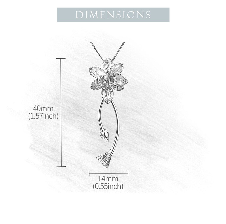 Whispering Lotus - Handmade Pendant | NEW - MetalVoque
