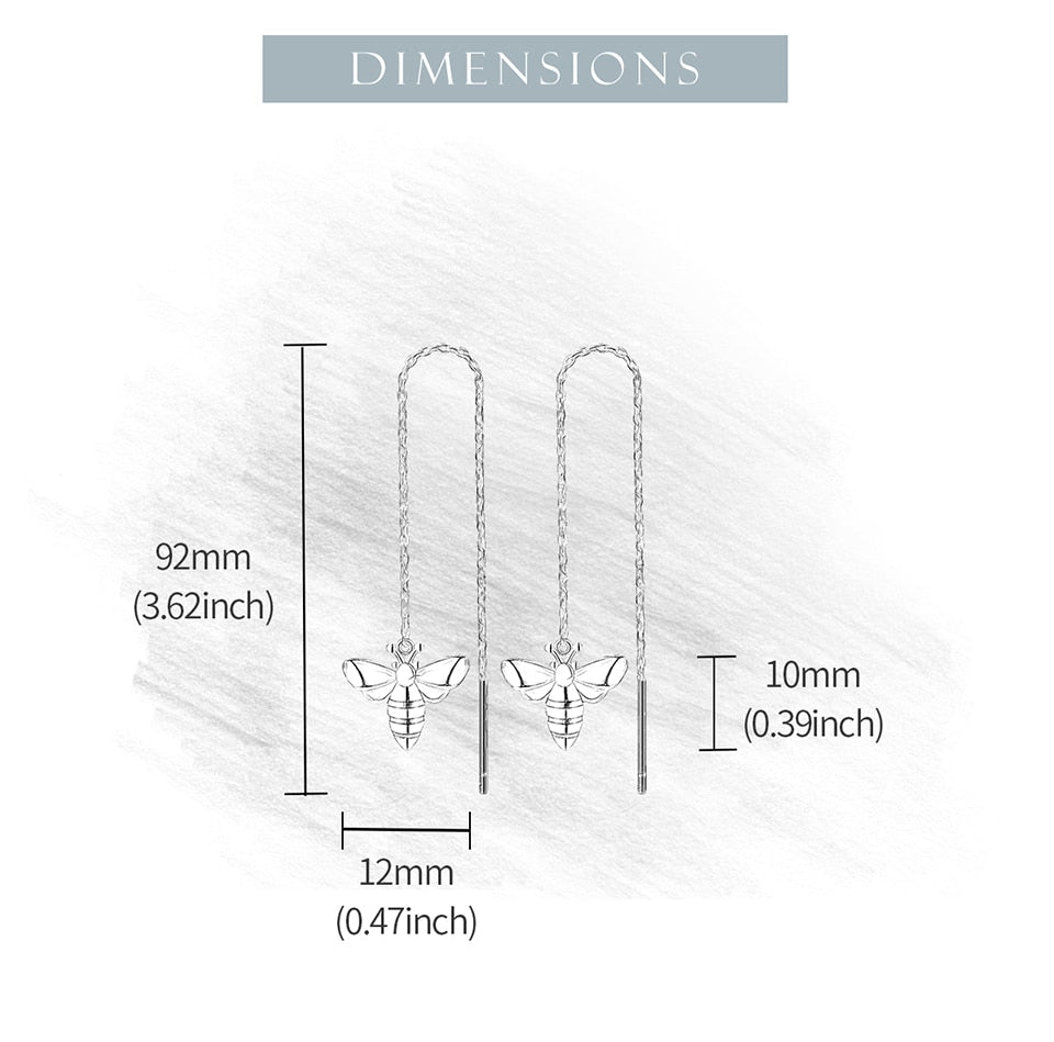 Lovely Honey Bee - Dangle Earrings | NEW - MetalVoque