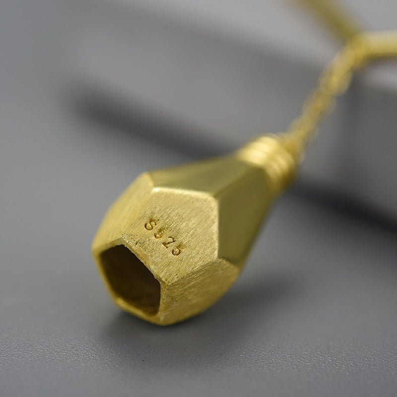 Light Bulb - Handmade Necklace