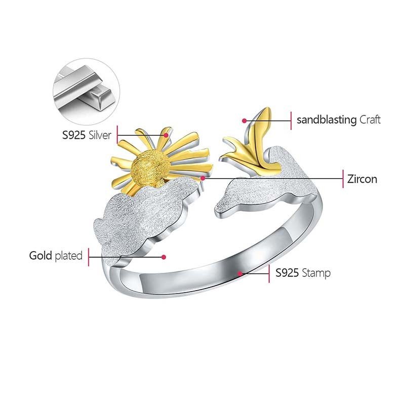 Morning Skies - Adjustable Ring