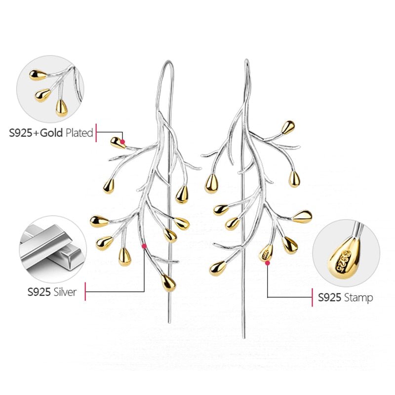 Topsy Tree - Dangle Earrings - MetalVoque