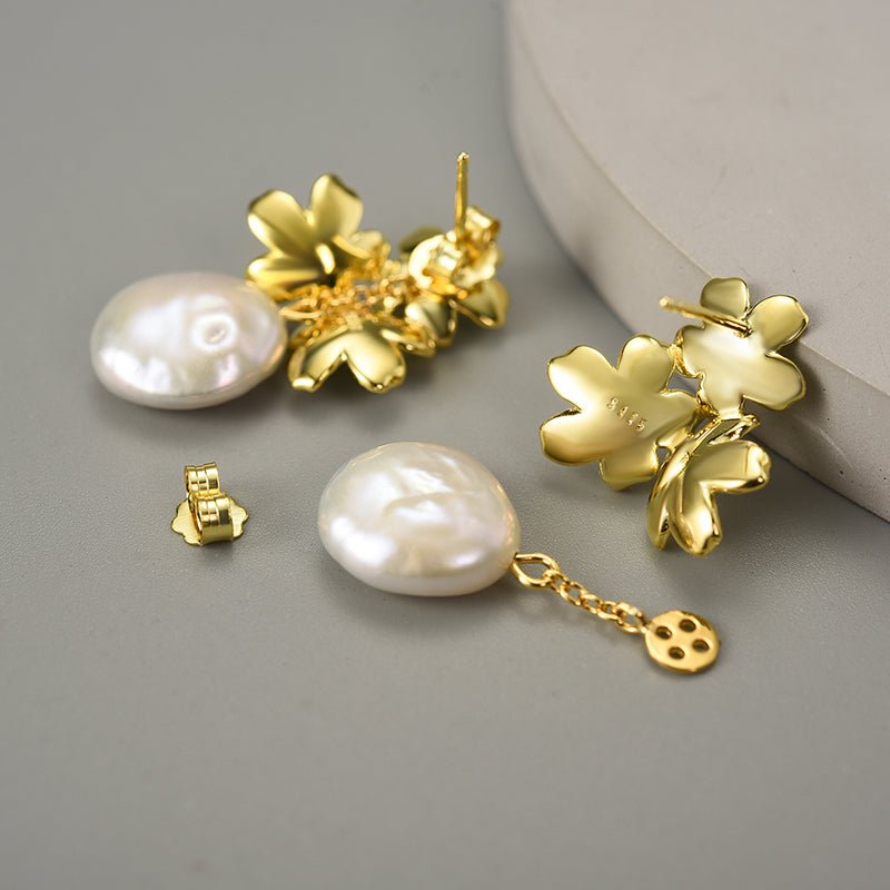 Forget-me-not Flower - Dangle Earrings | NEW