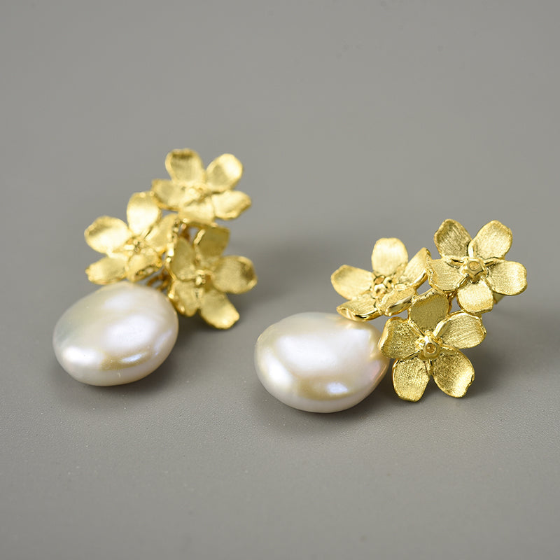 Forget-me-not Flower - Dangle Earrings | NEW