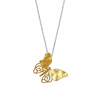 Golden Whisper Butterfly - Handmade Pendant | NEW