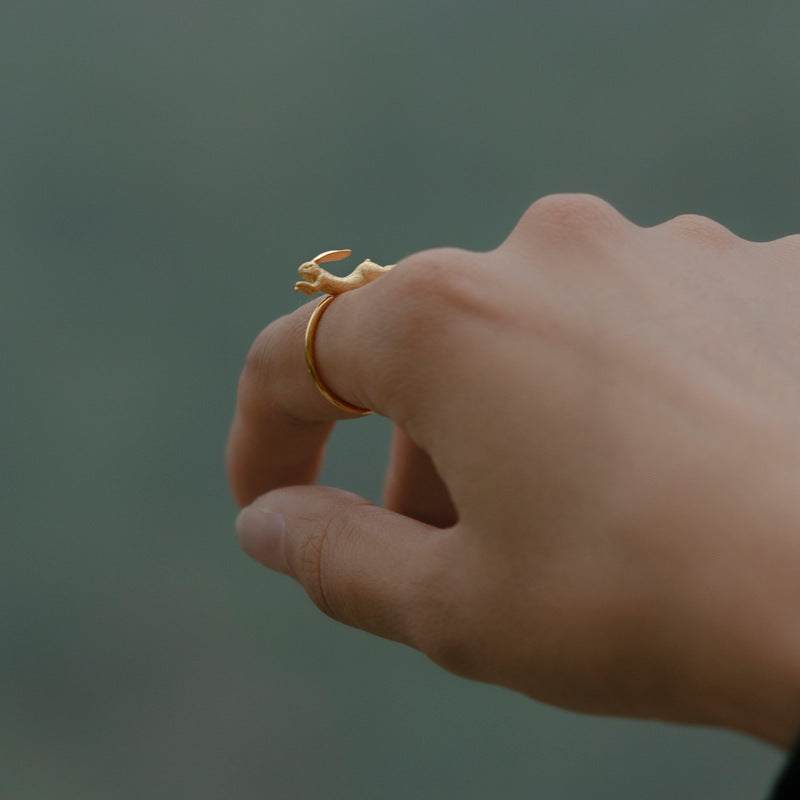 Running Bunny - Adjustable Ring | NEW