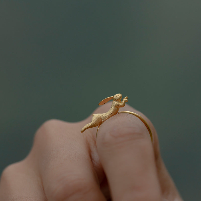 Running Bunny - Adjustable Ring | NEW