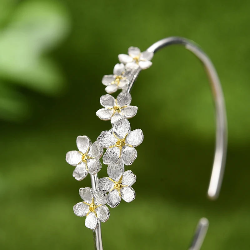 Forget-me-not Flower - Adjustable Bangle | NEW