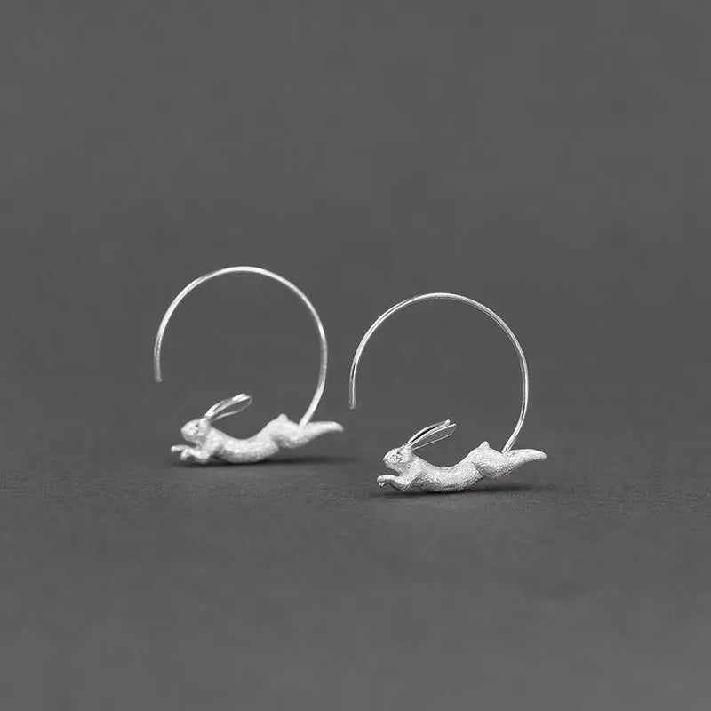 Running Bunny - Hoop Earrings | NEW