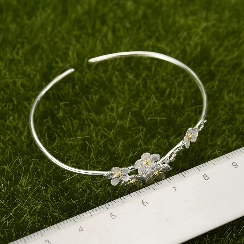 Forget-me-not Flower - Adjustable Bangle | NEW
