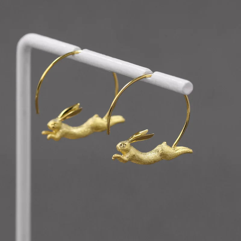 Running Bunny - Hoop Earrings | NEW