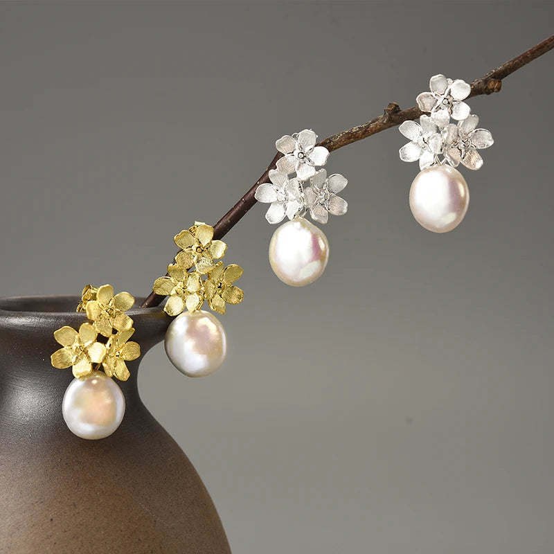 Forget-me-not Flower - Dangle Earrings | NEW