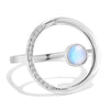 Load image into Gallery viewer, Moonstone Circle - Adjustable Ring | NEW