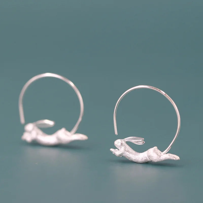 Running Bunny - Hoop Earrings | NEW