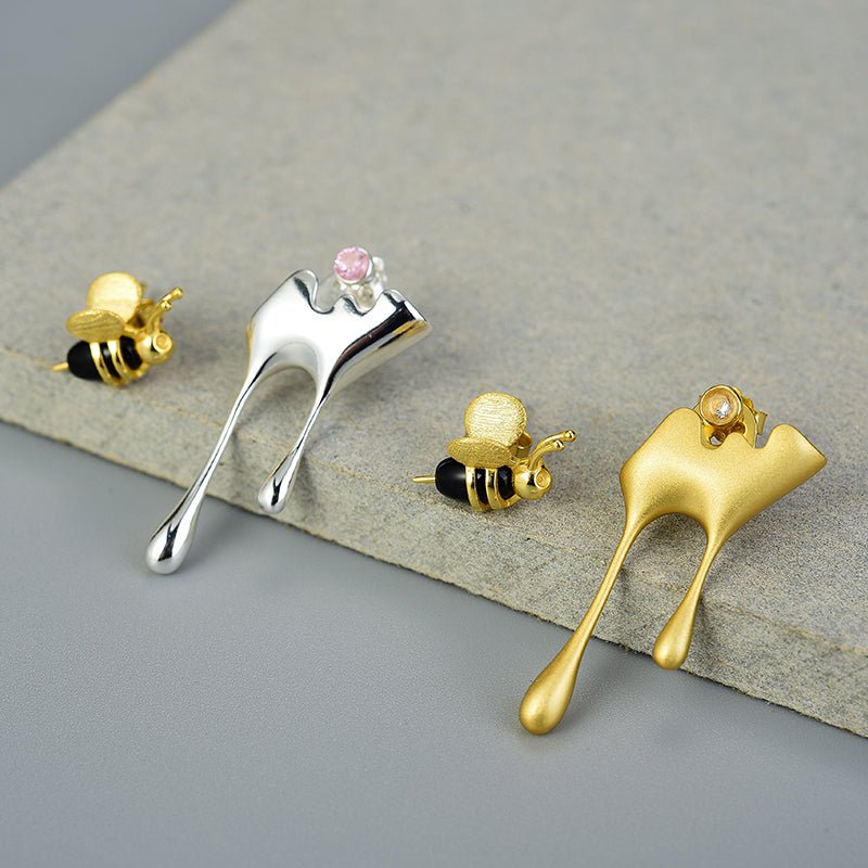 Honey Drops - Stud Earrings | NEW - MetalVoque