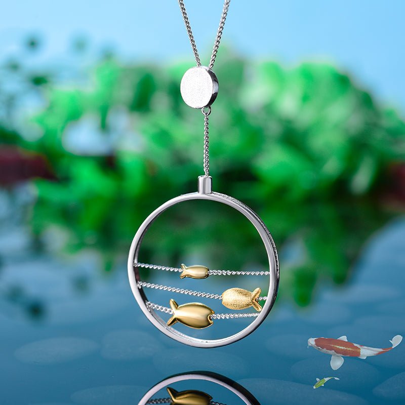 Pisces Pond - Handmade Pendant | NEW - MetalVoque