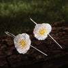 Blooming Poppies - Dangle Earrings