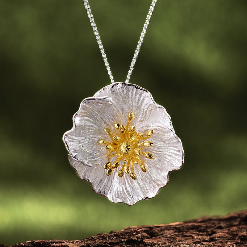 Blooming Poppies - Handmade Pendant | NEW - MetalVoque