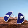 Load image into Gallery viewer, Reaching Hand - Stud Earrings | NEW - MetalVoque