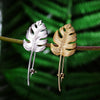 Monstera Petit - Handmade Brooch - MetalVoque