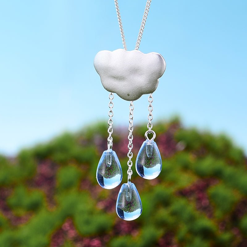 Rainy Cloud - Handmade Pendant | NEW - MetalVoque