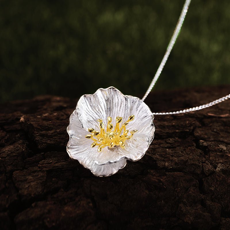 Blooming Poppies - Handmade Pendant | NEW - MetalVoque