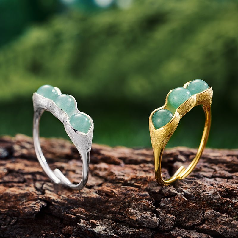 Lucky Peas - Handmade Ring | NEW - MetalVoque