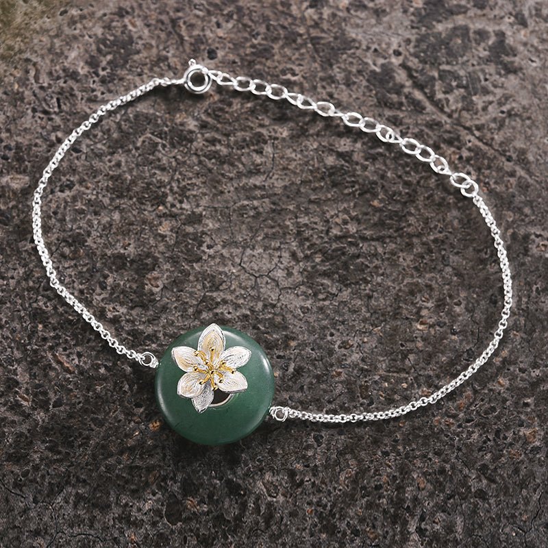 Whispering Lotus - Handmade Bracelet - MetalVoque