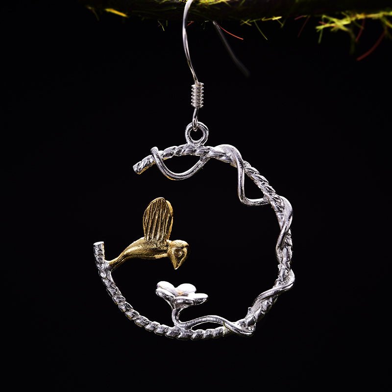 Bird's Marriage - Dangle Earrings