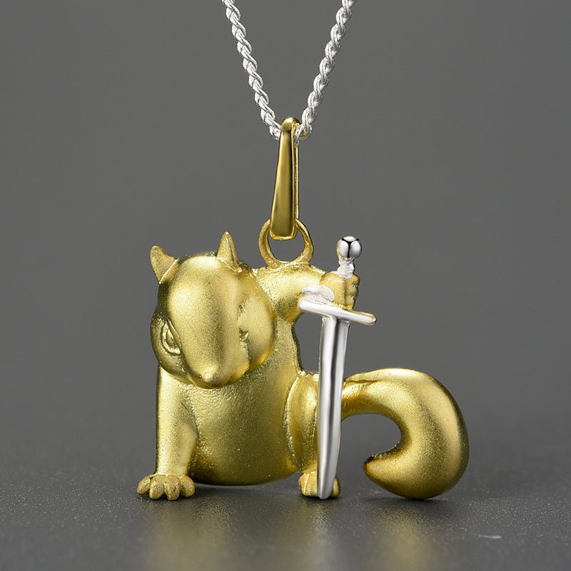King Squirrel - Handmade Necklace
