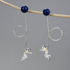 Walk me to the Moon - Drop Earrings