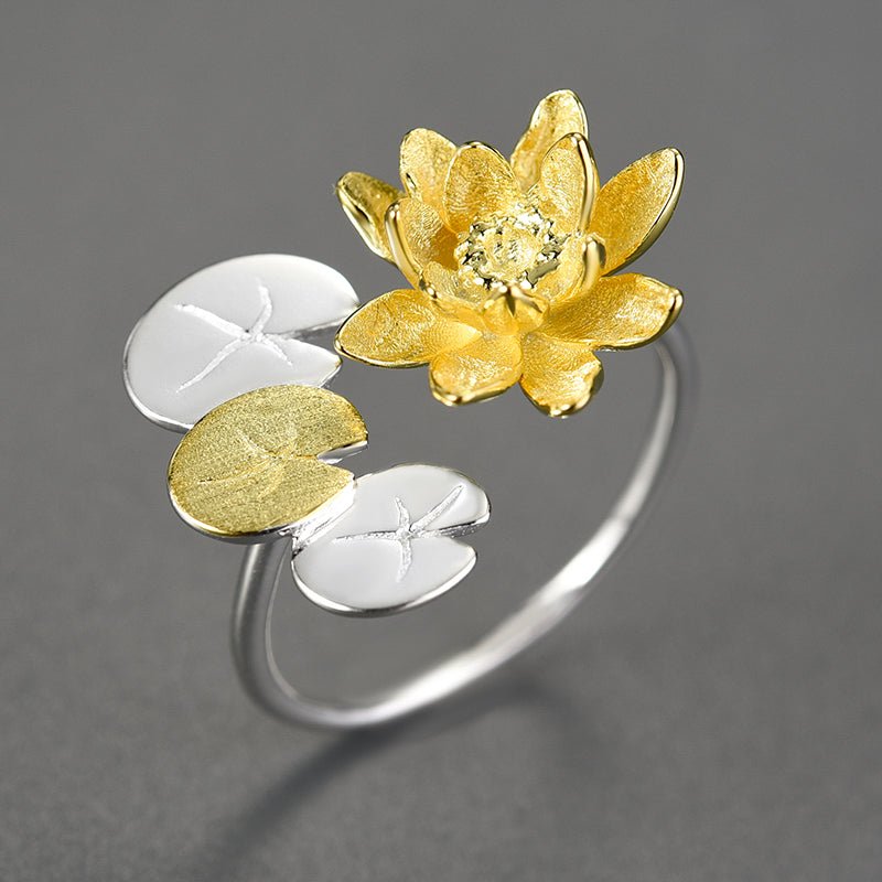 Lily Pad - Adjustable Ring