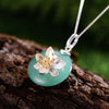 Load image into Gallery viewer, Whispering Lotus - Handmade Pendant