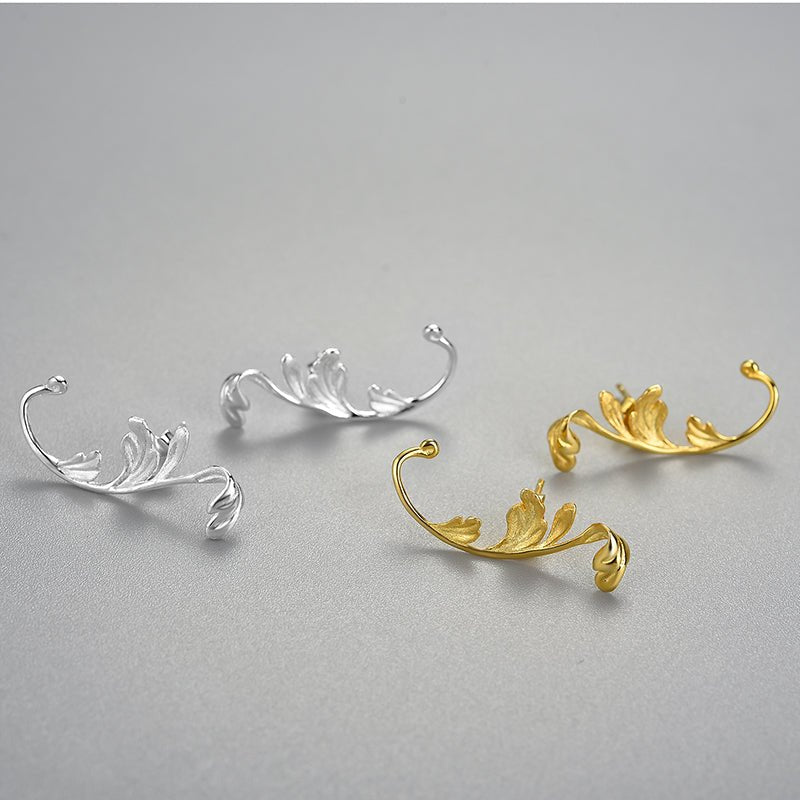 Acanthus Leaf - Stud Earrings | NEW - MetalVoque