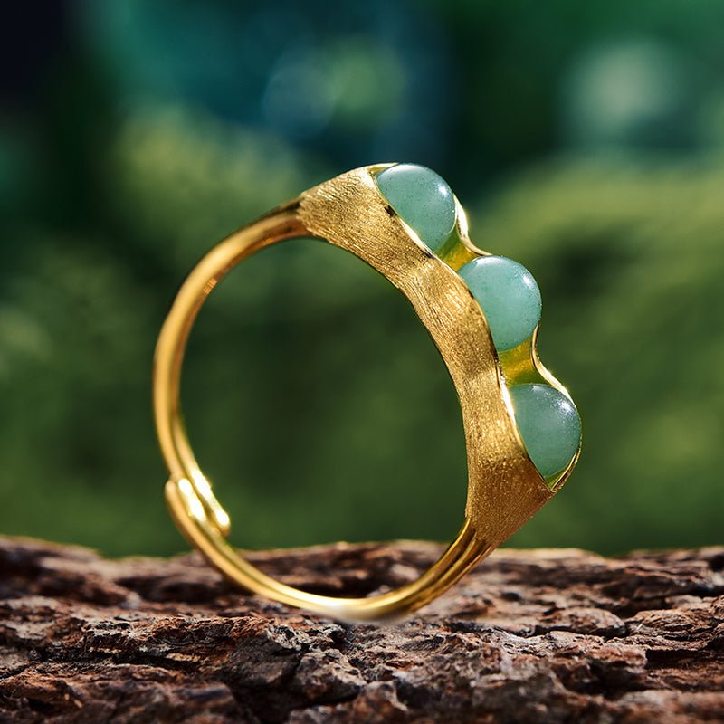 Lucky Peas - Handmade Ring | NEW - MetalVoque