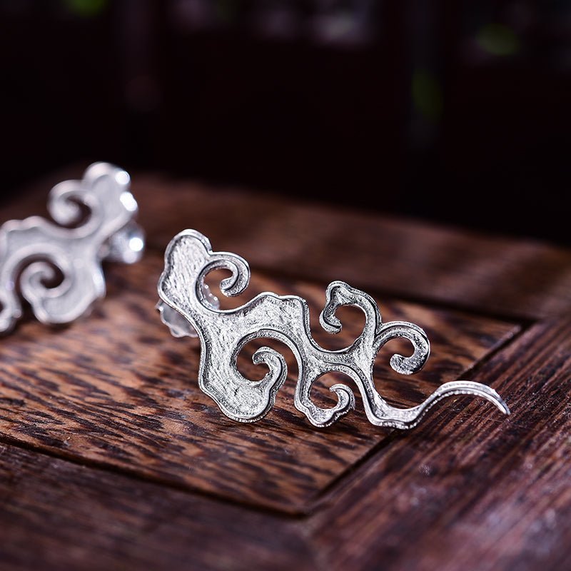 Breezy Cloud - Stud Earrings | NEW - MetalVoque