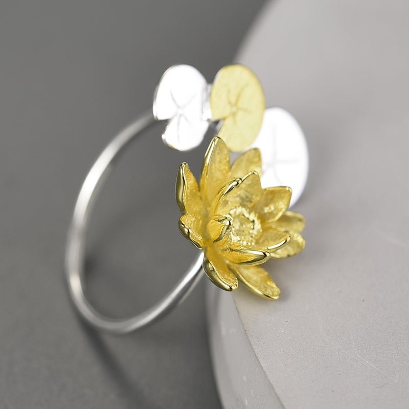 Lily Pad - Adjustable Ring