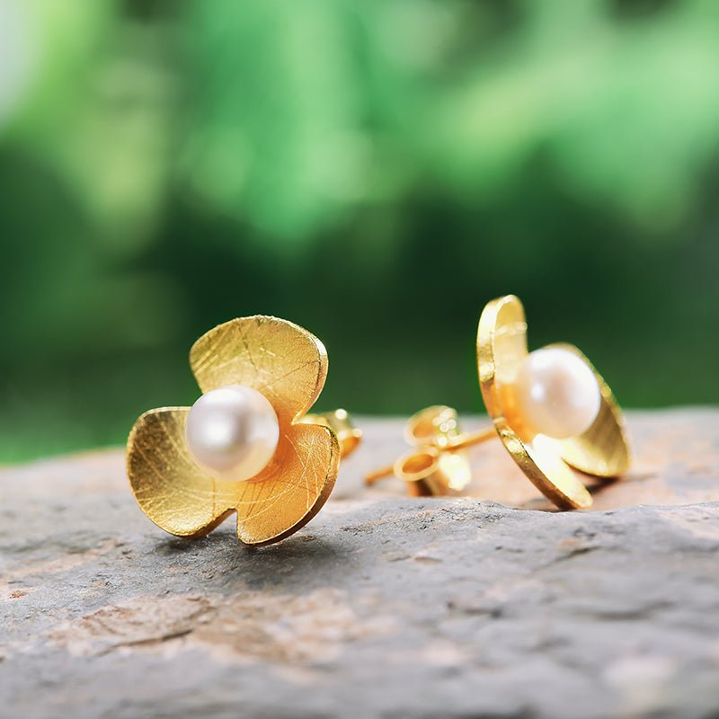 Secret Clover - Stud Earrings | NEW - MetalVoque