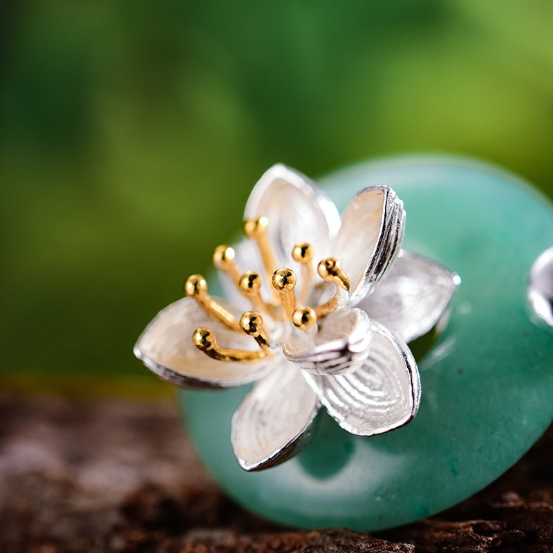 Whispering Lotus - Handmade Pendant