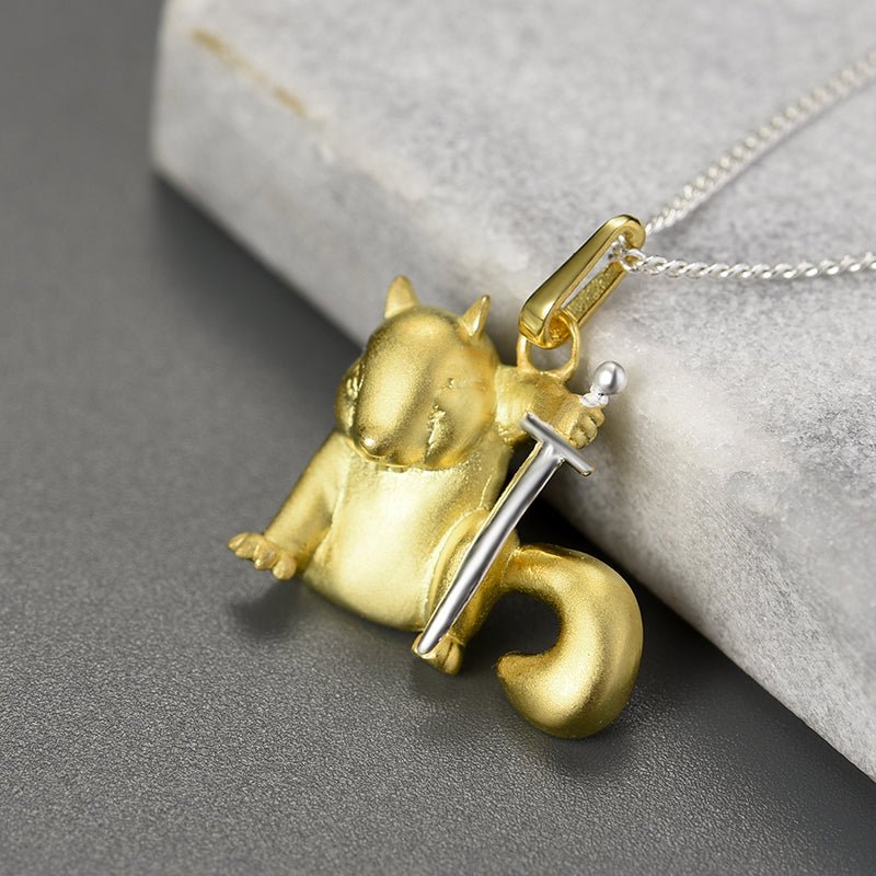 King Squirrel - Handmade Necklace