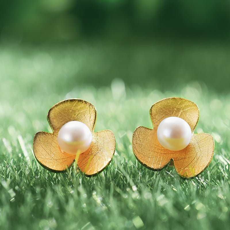 Secret Clover - Stud Earrings | NEW - MetalVoque