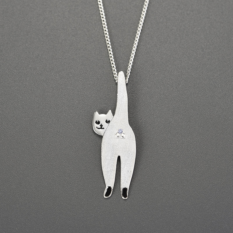Confident Cat - Handmade Necklace