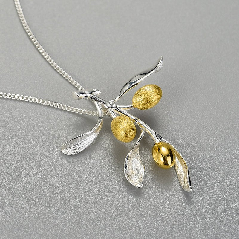 Olive Branch - Handmade Necklace