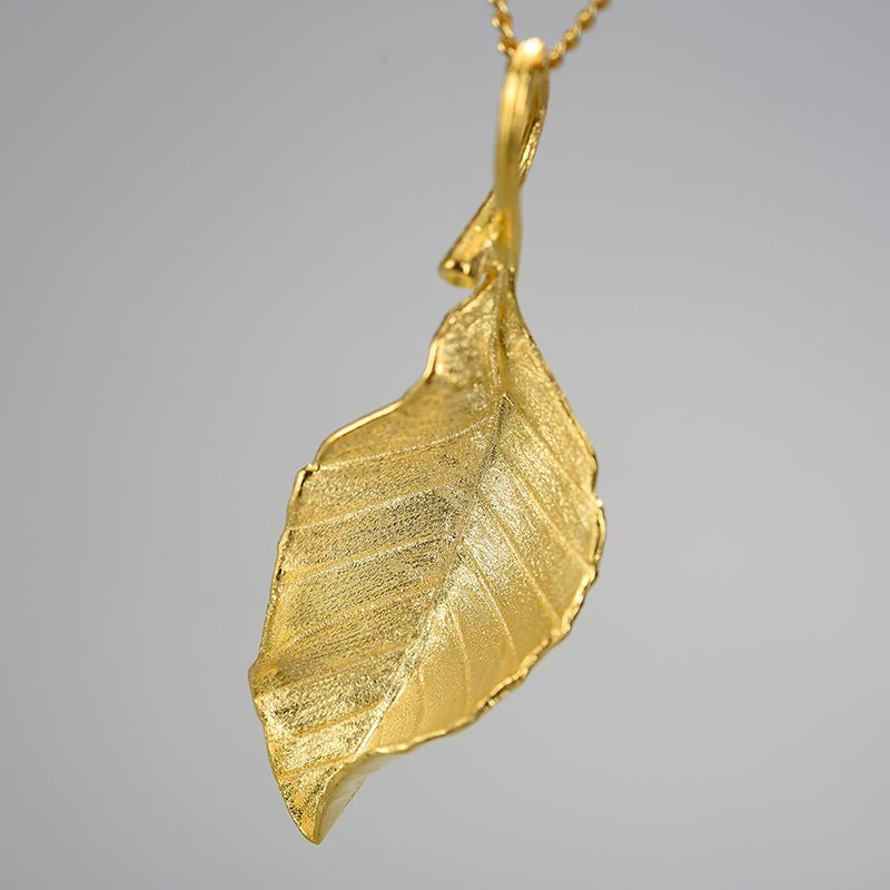 Autumn Leaf - Handmade Necklace | NEW - MetalVoque