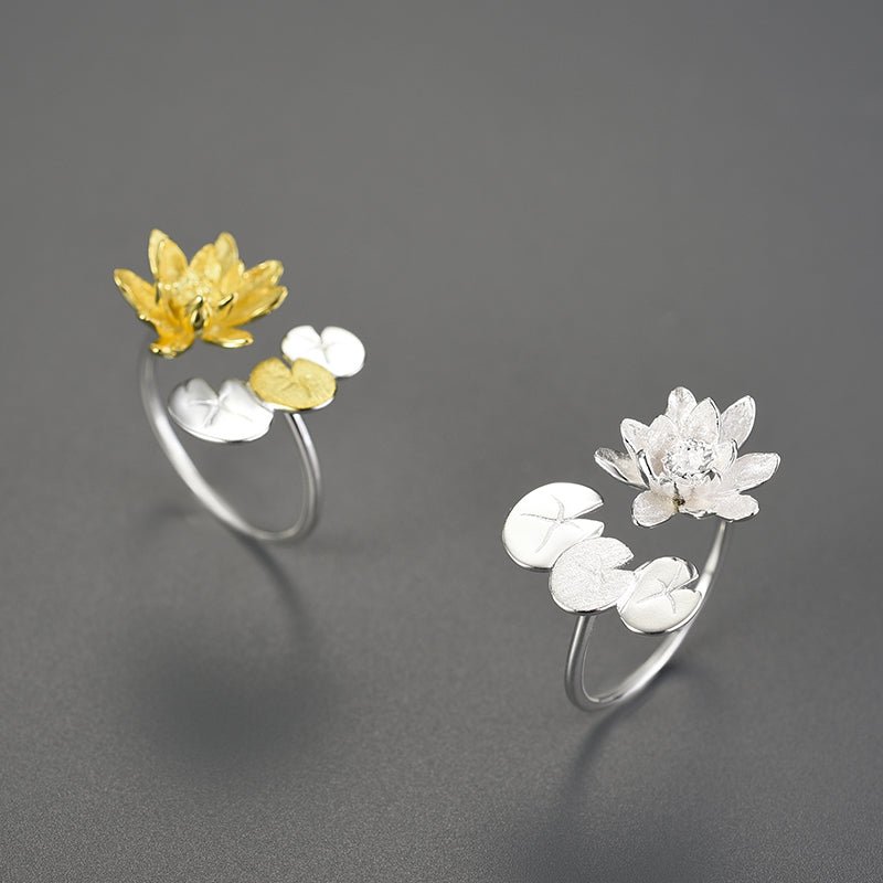 Lily Pad - Adjustable Ring