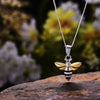 Lovely Honeybee - Handmade Pendant - MetalVoque