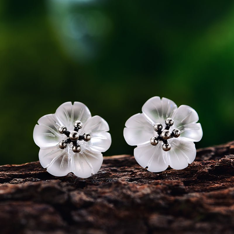 Rainy Flower - Stud earrings | NEW - MetalVoque
