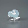 Aquamarine Butterfly - Adjustable Ring | NEW